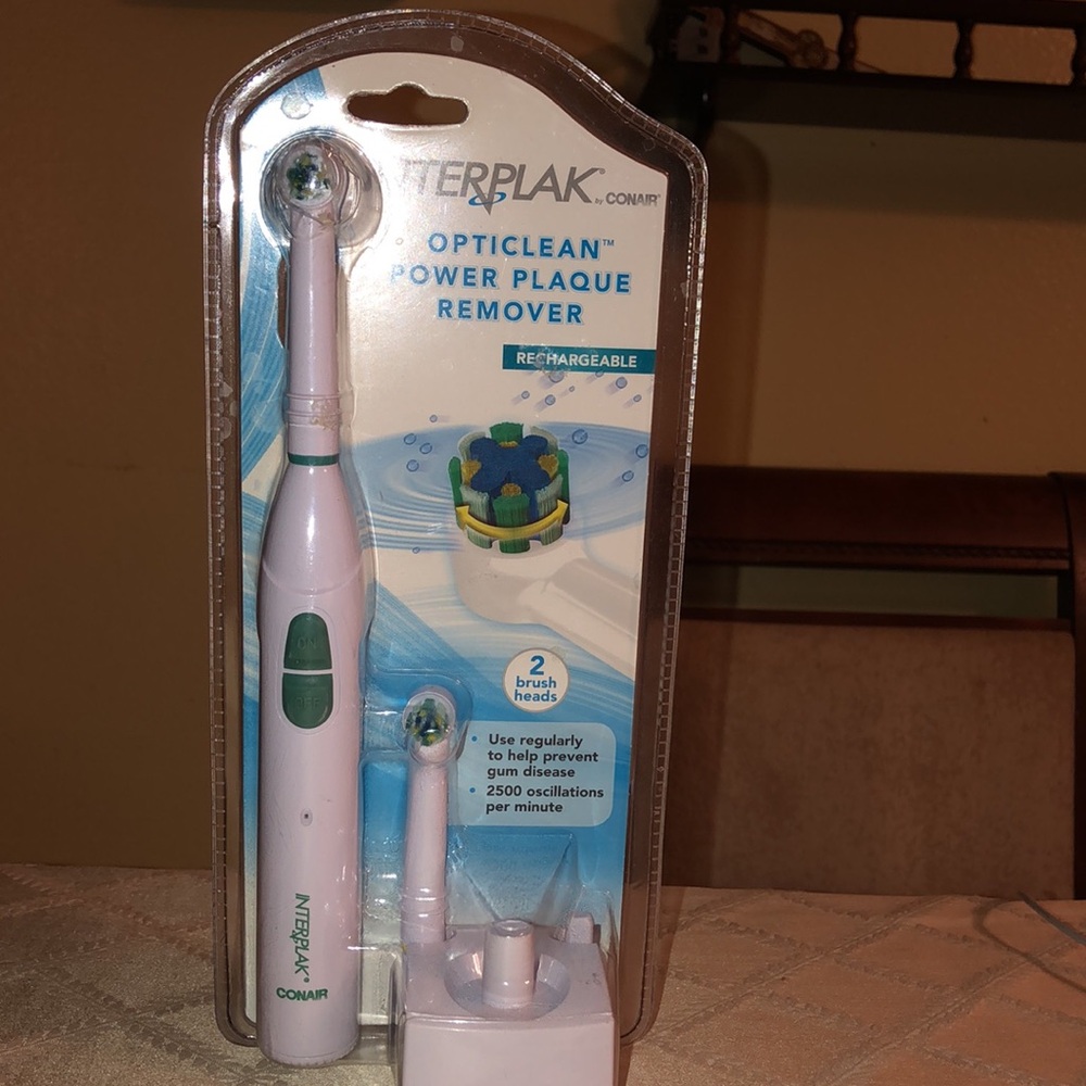 IINTERPLAK  OPTICLEAN POWER PLAQUE REMOVER Toothbrush